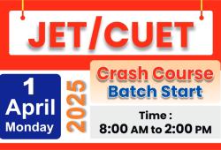 Crash Course Batch Start for JET/CUET